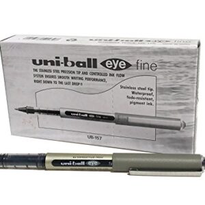 UB-157 Eye Fine Ballpoint Pens, Black Uni Super Ink