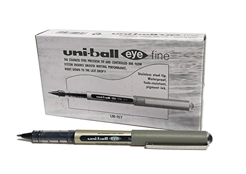 UB-157 Eye Fine Ballpoint Pens, Black Uni Super Ink