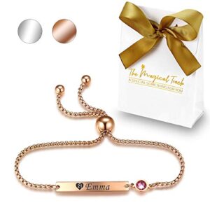 TMT® Personalised Birthstone Bracelets