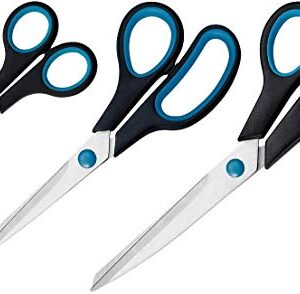 Westcott Easy Grip Soft Grip Scissor - Black/Blue