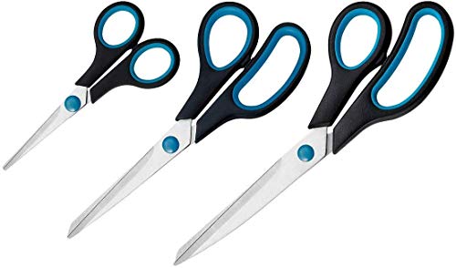 Westcott Easy Grip Soft Grip Scissor - Black/Blue