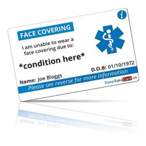 Face Mask Exemption Card