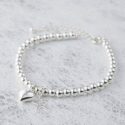 Silver Color Beads Bracelet...