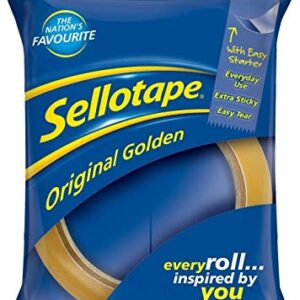 Sellotape Original Golden Clear Tape