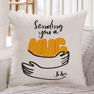 Sending you a hug cushion cover/Friends