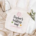 Personalised knitting bag/Personalized Gift