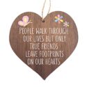 Wooden Hanging Heart Friendship...