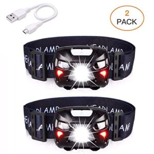 APUNOL 2Packs Head Torch