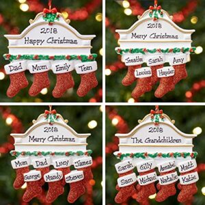 Family Christmas Xmas Tree Bauble Decoration Ornament