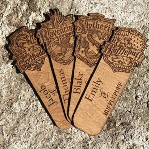 Personalised Wooden Harry Potter Inspired Bookmark